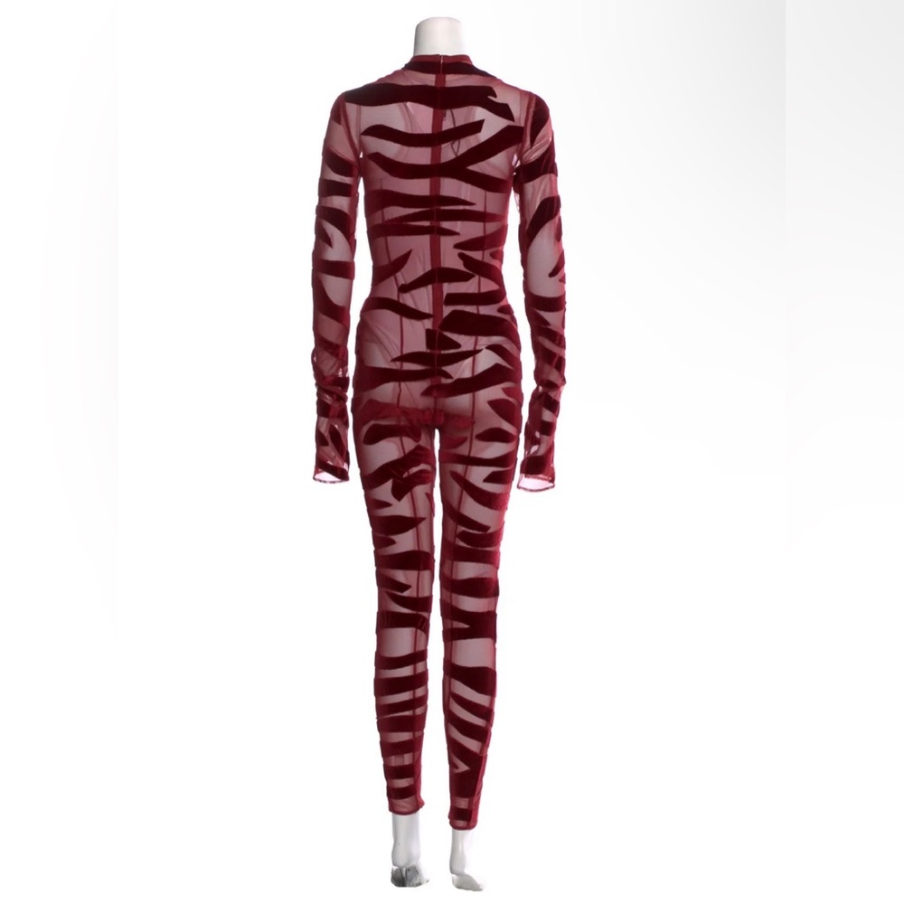 LAQUAN SMITH
Animal Print Mock Neck Jumpsuit